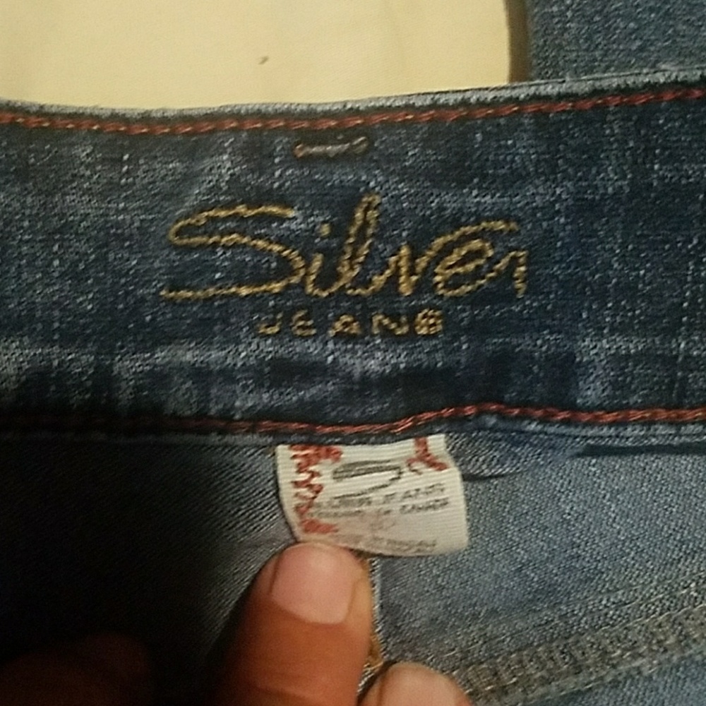 Silver capris